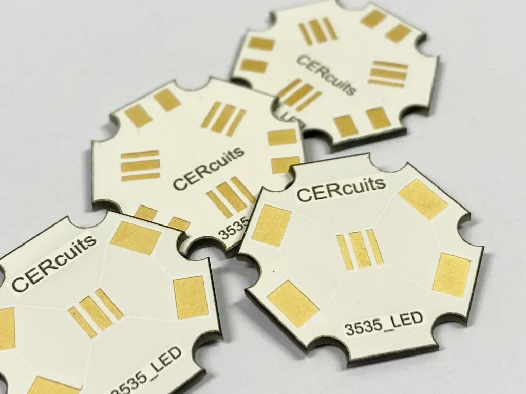 [AlNUVS-3535X1-0001] CERmaUVS: UVC LED Aluminum Nitride (ALN) SMD Starboard PCB (1x3535)